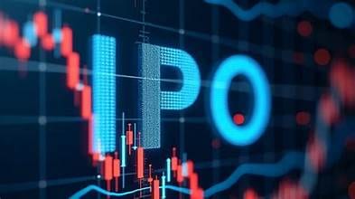 IPO stock chart illustration
